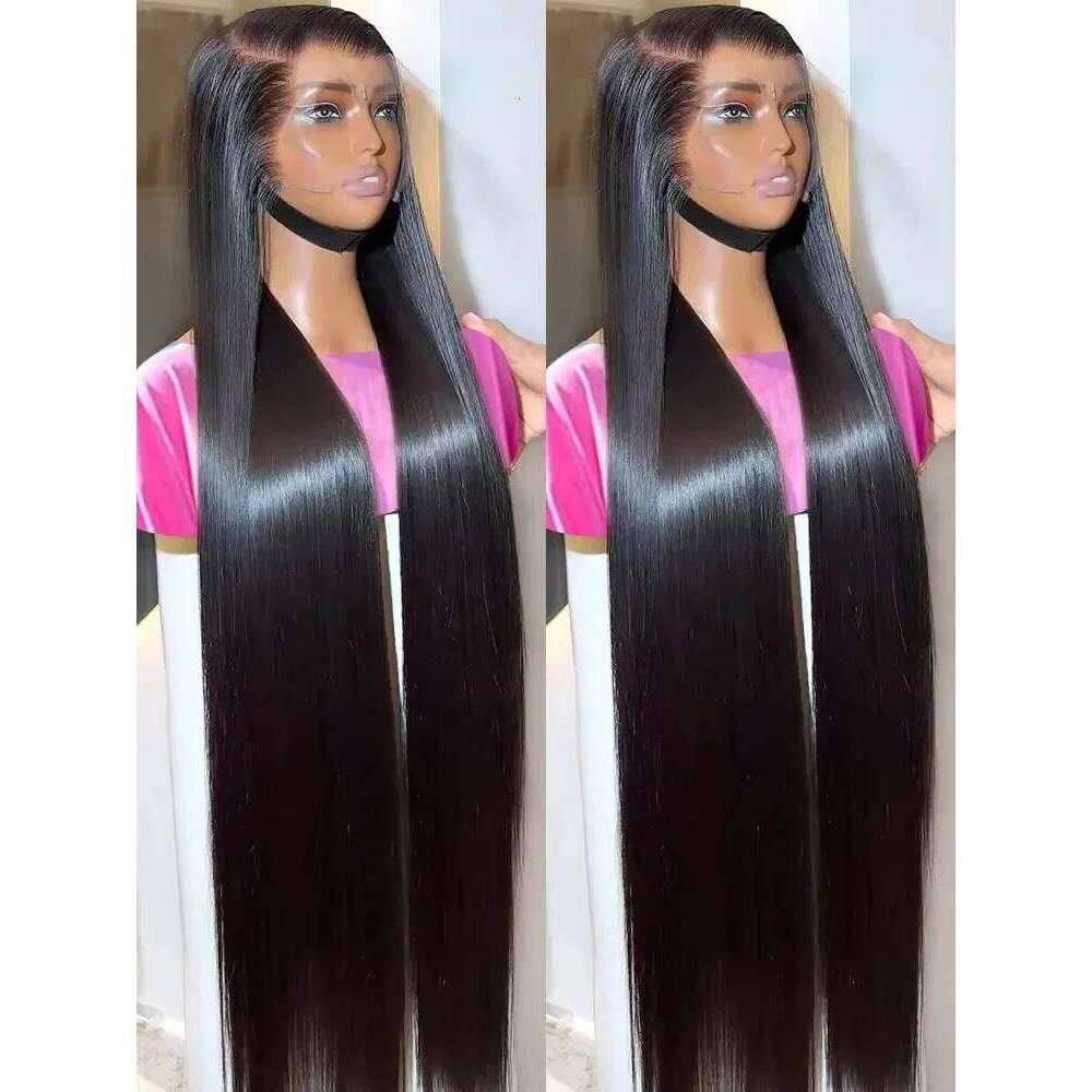 13x4 13x6 HD Transparent Lace Front Brazilian Glueless Human Hair 9X6 7X5 5X5 6X4 PreCut No Glue Straight Wig