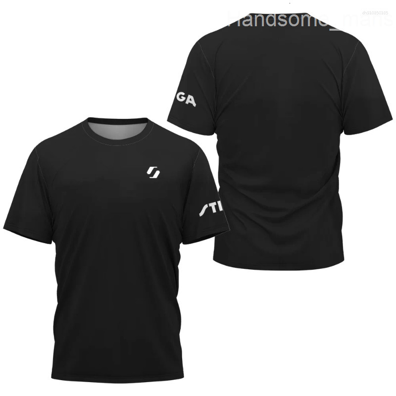 Mens T Shirts Summer Sports T-shirt Table Tennis Quick Drying Breathable Club Training Badminton