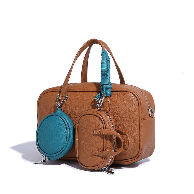 2024 Autumn Winter New Mother-Daughter Single Shoulder bag Crossbody Bag Niche Fashion Boston Bowling