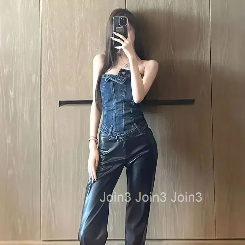 Female Trousers With Pockets Womens Pants High Waist Y2k Streetwear All Medium Original Autumn Clothing Slacks Outfits 90s Xxl