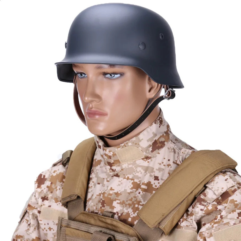 Tactical German M35 Helmet Steel Black Green Grey Airsoft Military Special Force Safety Equipment 250611