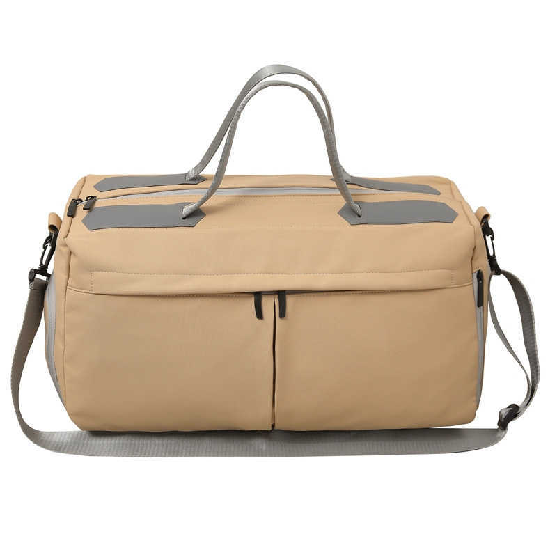 Independent Shoe Compartment Short Trip Travel Bag Large Capacity Dry Wet Separation Sports Fitness Bag New Simple Luggage Bag