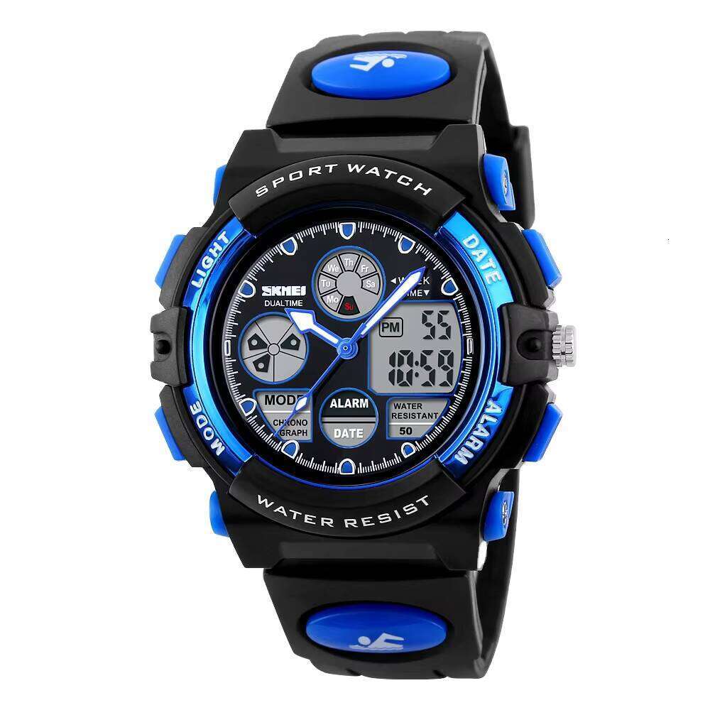 DHGadgets 1163 Sports Fashion Children's Digital Quartz Luminous Diode Girls' Boys' Waterproof Cartoon Watch