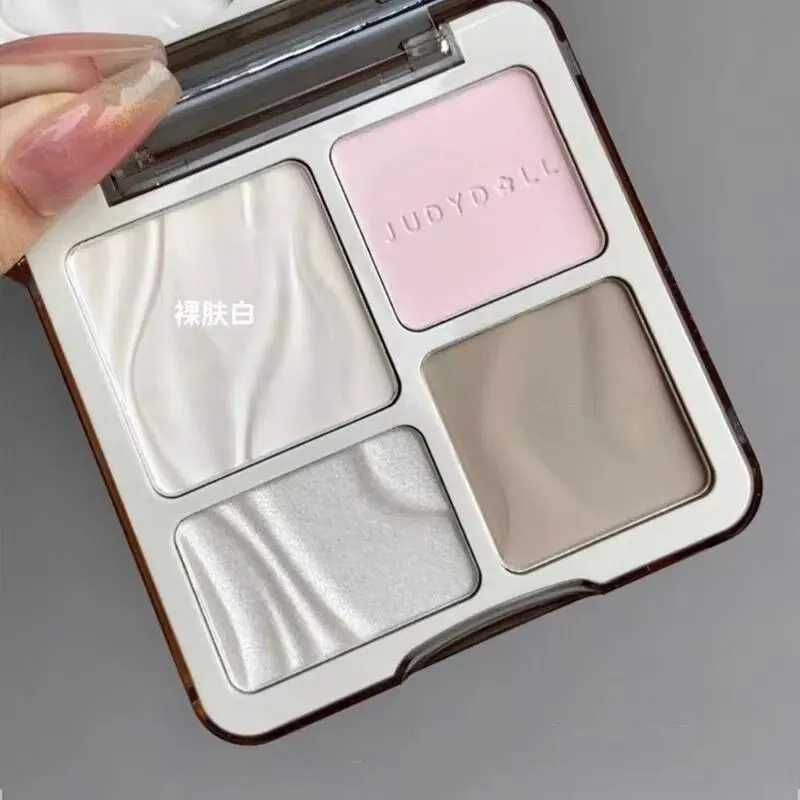 Judydoll Facial Highlighter Makeup Palette Matte Shadow Shimmer Nose Natural Long Lasting Contour Cosmetics Makeup XJ250618