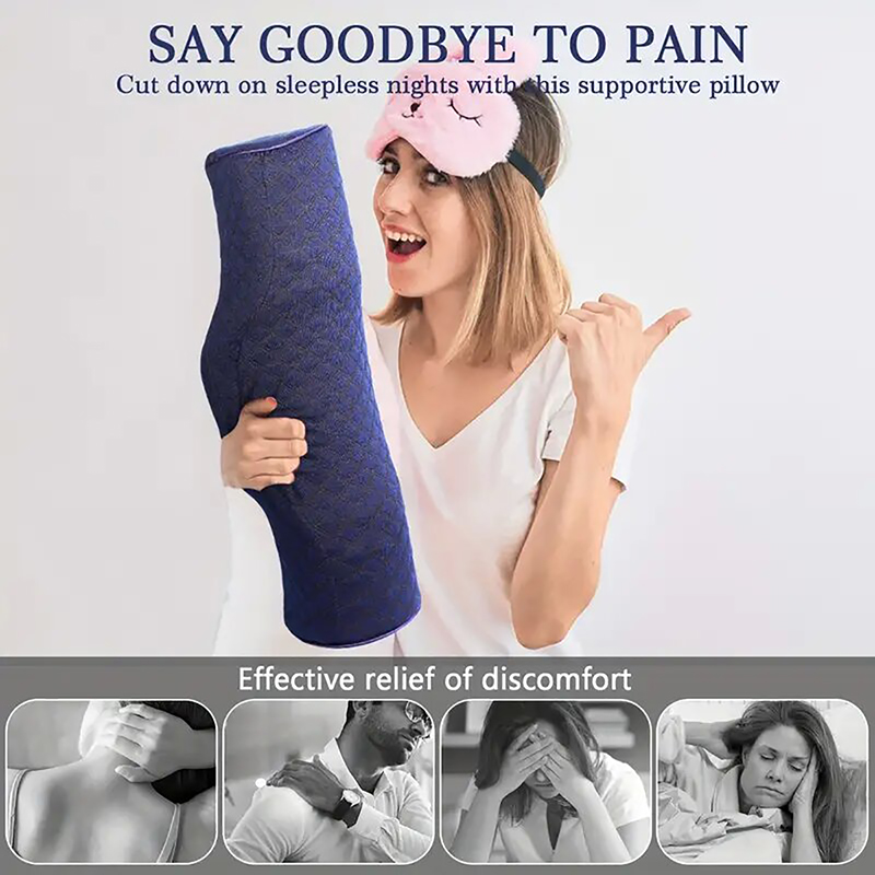 Cervical pillow protects the strength of vertebra and helps sleep. memory cotton single small cylinder repair pillow