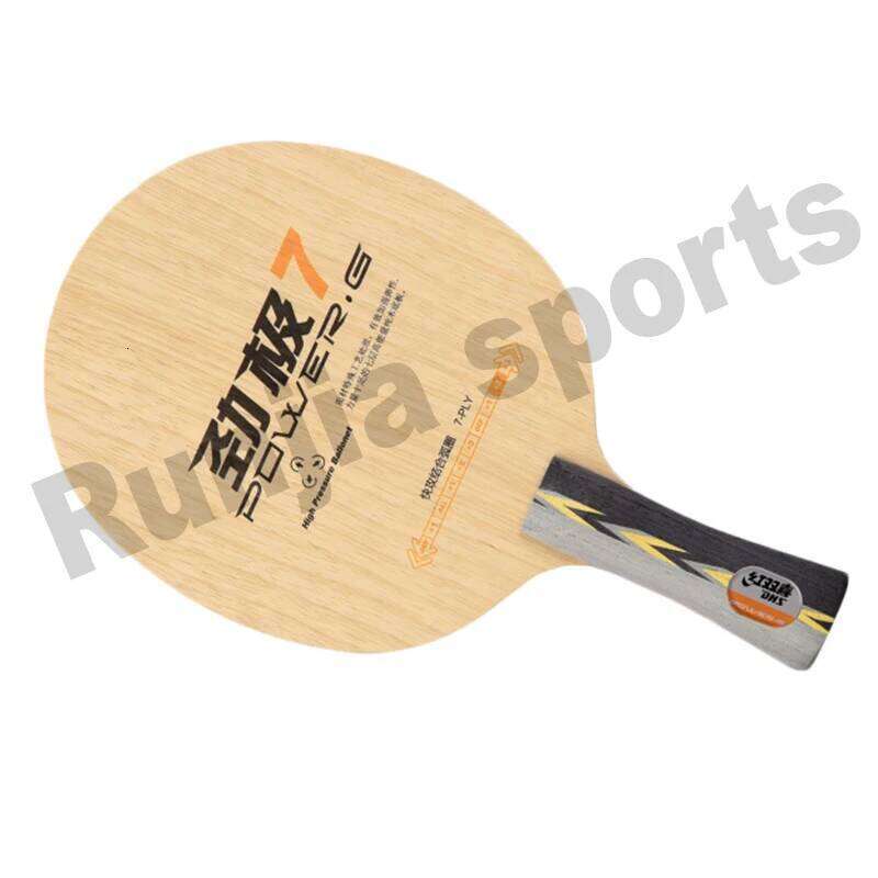Power-Table Tennis Rackets, Pingpong Ping Pong Paddle, Pure Wood, New, DHS Blade, G7, PG 7