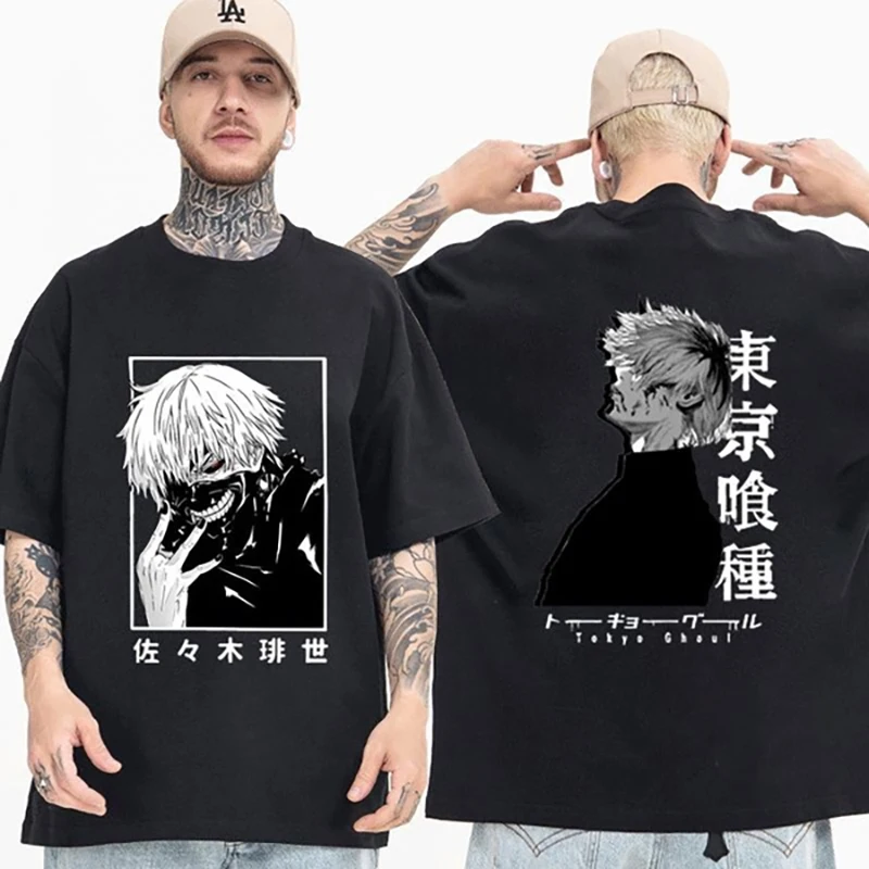 2025 New T-shirt Men's Women's Fashion Anime Printed T Shirt Summer Casual Crew Neck Loose Short Sleeve Tee