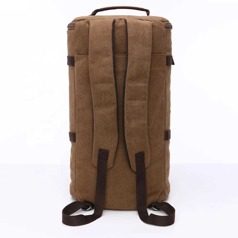 Fashion Canvas Handbag Men Women Carry On Travel Luggage Bag Outdoor Duffel Bag Casual Large Capacity Weekend Shoulder Bag W250618