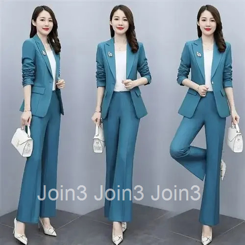 Outfit Wide Leg Trouser Suit Blazer and Womens 2 Pant Sets White Two Piece Set Pants for Women Formal Business Sexy Classy Xxl D