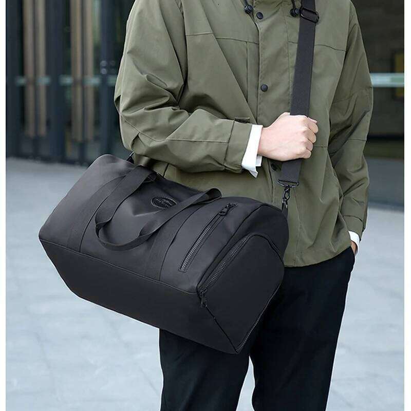 Solid Color Large Capacity Boston Waterproof Men's Handbag Travel Bolsos Mujer Sac De Luxe Femme Designer Bag