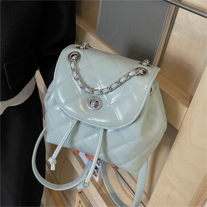Free shipping designer Bag Quilted Chain Bag Small Bag Women Bag New Backpack Trendy Fashion Shoulder Bag Commuter Small Backpack
