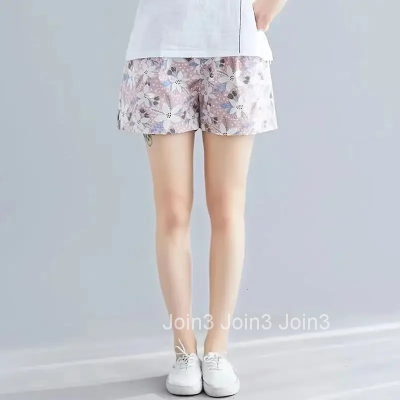Woman Short Pants Elastic Waist Shorts for Women Print Home Elegant Wholesale Comfy Stretchy Summer Harajuku Fashion Elasticty