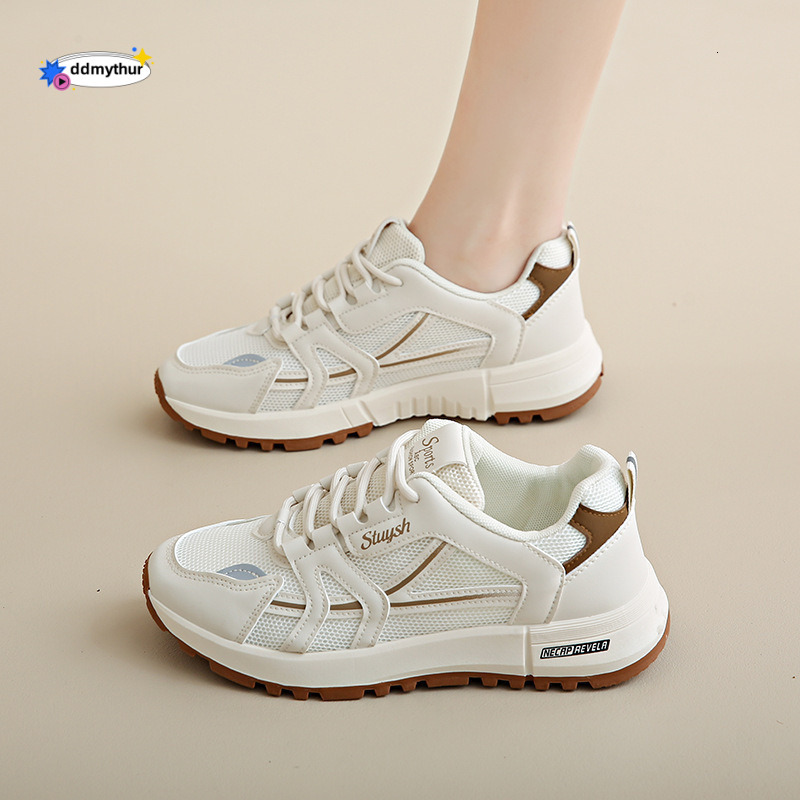 Agan Women, Mesh Breathable Lightweight 2023 New Comfortable Soft Sole Sports Shoes Long Standing, Not Tiring Feet, Suitable for Work and Office ddmyt