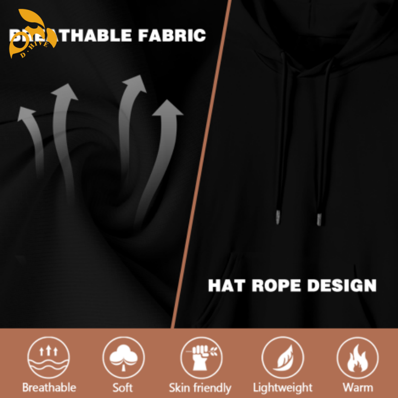 Free Shipping oversize Men's hooded sweatshirt printed hip-hop women's retro sweatshirt Versatile casual street wear 270g permed sweatshirt