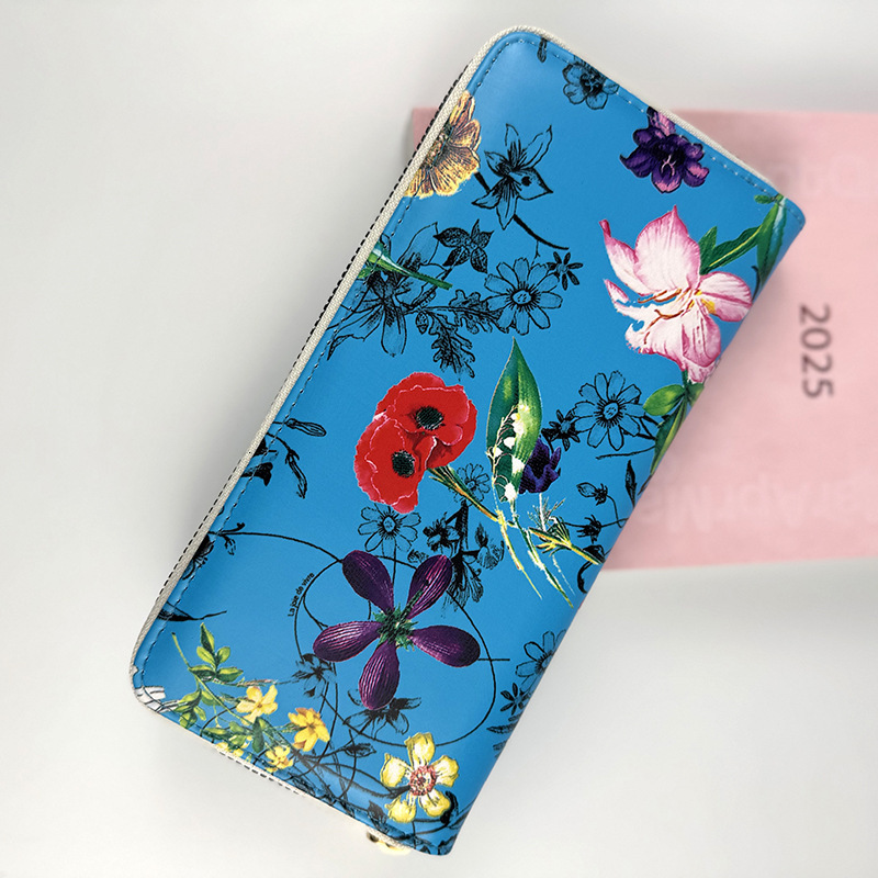 Luxury Bag Free Shipping Designer 2025 New Printed Women's Single Pull Wallet Single Pull Bag Mobile Phone Bag