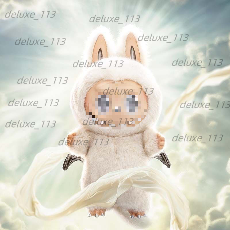 New Labubu Devil Little Angel Vinyl Figure Heartbeat Aron National Edition Plush Trendy Toy