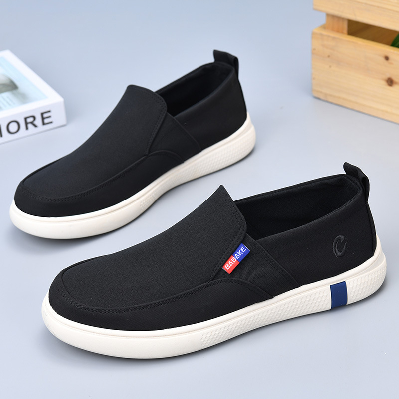 Spring Summer Slip On Breathable Walking Lazy Casual Soft Sole Casual Shoes Comfortable Lightweight Canvas Men S Shoes Ddmysaturn