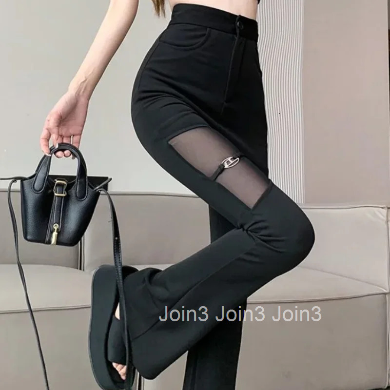 Cotton Fluid Womens Pants High Waist Female Trousers Slacks Clothing Y2k Streetwear Elastic Original Aesthetic All Medium Xxl G