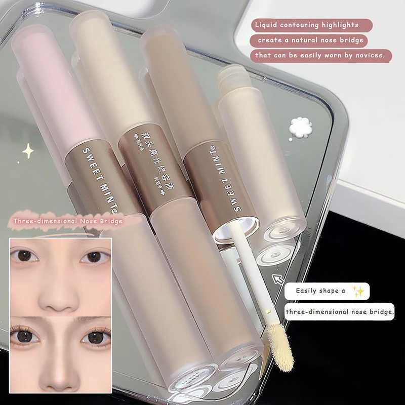 Double-ended Highlighting Contour Stick Matte Three-dimensional Brightening Nose Shadow Corrector Shading Concealer Cosmetics XJ250618