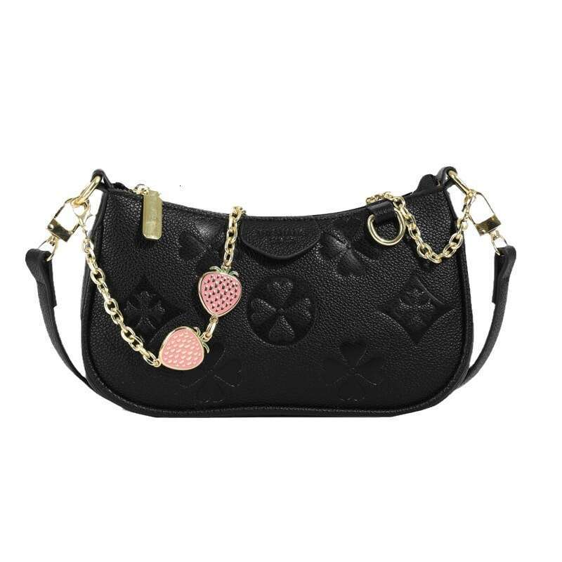 High-End Underarm Summer New Niche Women's Printed Chain Shoulder Handbag Crossbody Bag B5