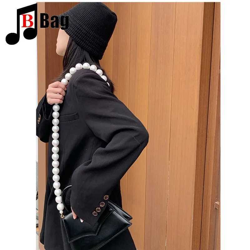 25mm Pearl Bag Strap Beaded Design Bag Handle Belt Women Handbag Handles Replacement Handbags Strap Accessories phone decoration Z250618