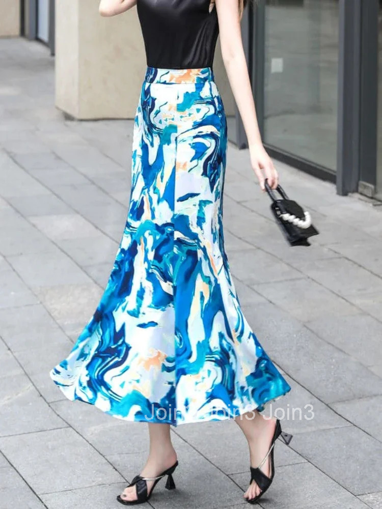 Skirts for Women Tight Maxi Long High Waist Wrap Zipper Floral V Luxury Elegant New in Clothing Sales Cheap Modest Woman Skirt