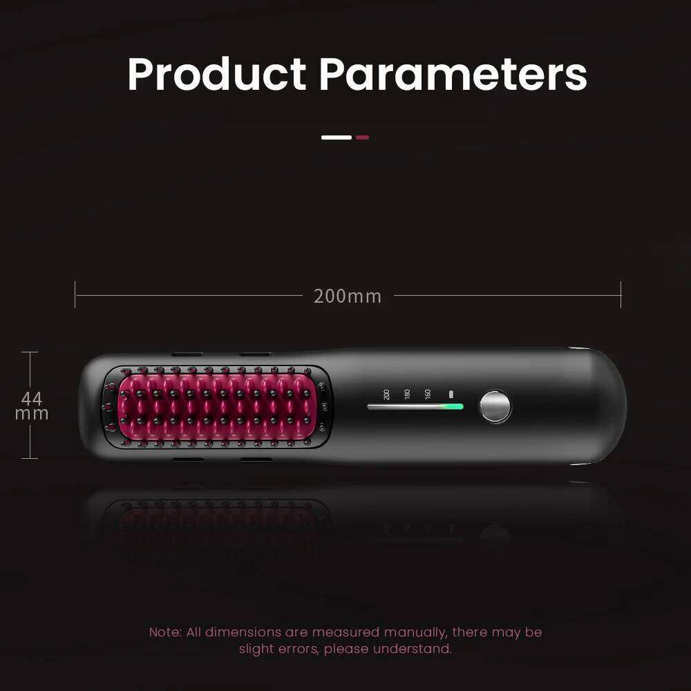 NOVUS cordless with negative ions, 3-speed fast heating, anti-burn hair straightener Christmas gift