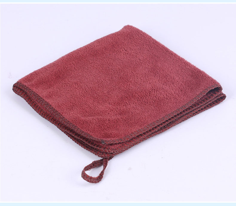 Absorbent Cleaning Cloth Rag Home Kitchen Cleaning Dish Towel Hot Sale Microfiber Square Knitted