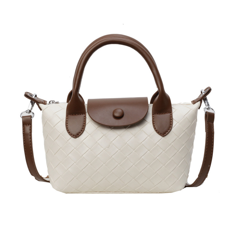 Free shipping designer Bag French Style Fashion Handbag Spring Summer New Women Bag Versatile Woven Small Square Bag Niche Trendy Crossbody Bag
