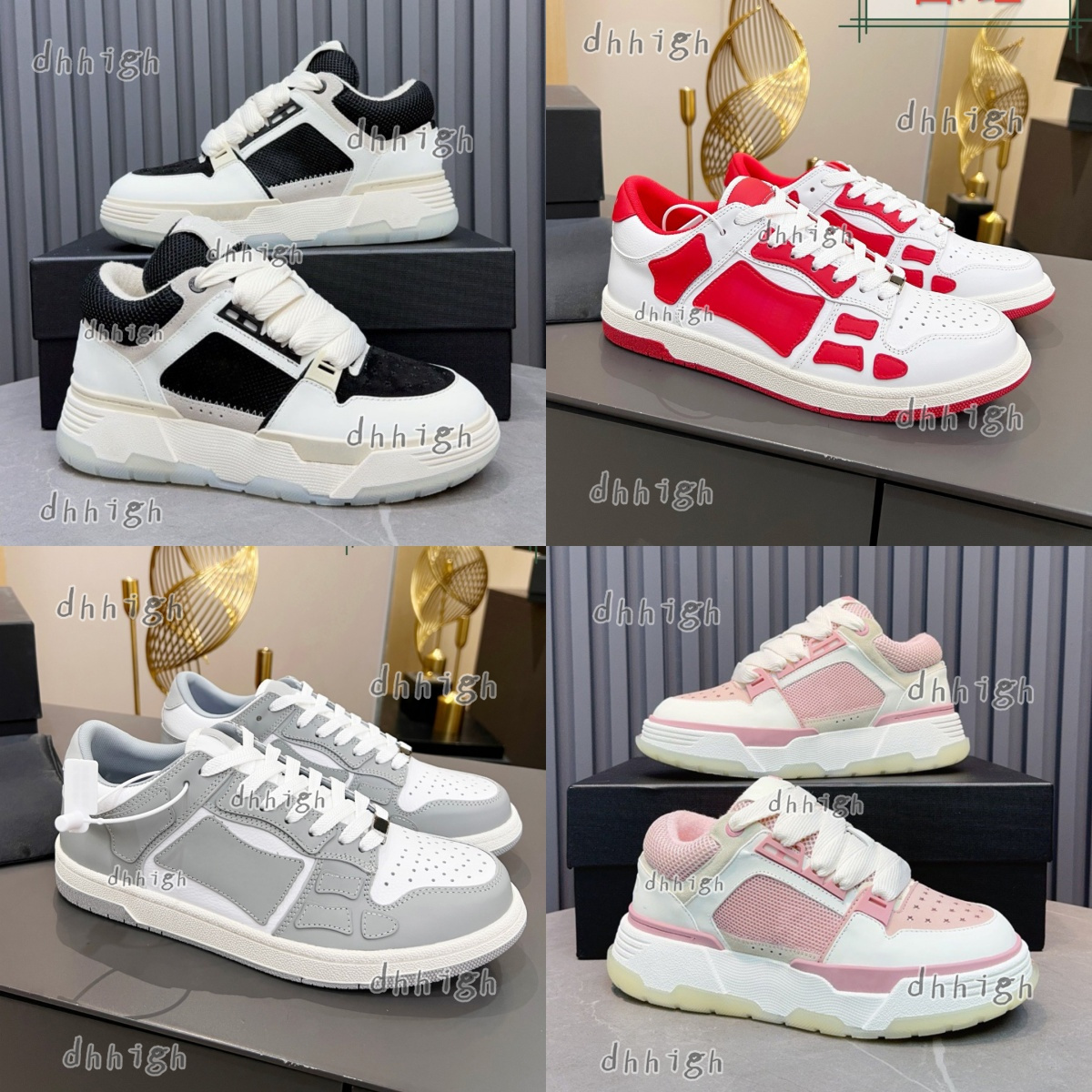 Shoe Mens Shoes Designer Shoes Casual Shoes Sneakers for men women Chunky Nubuck Mesh Leather Lace-Up Shoe size 36-45