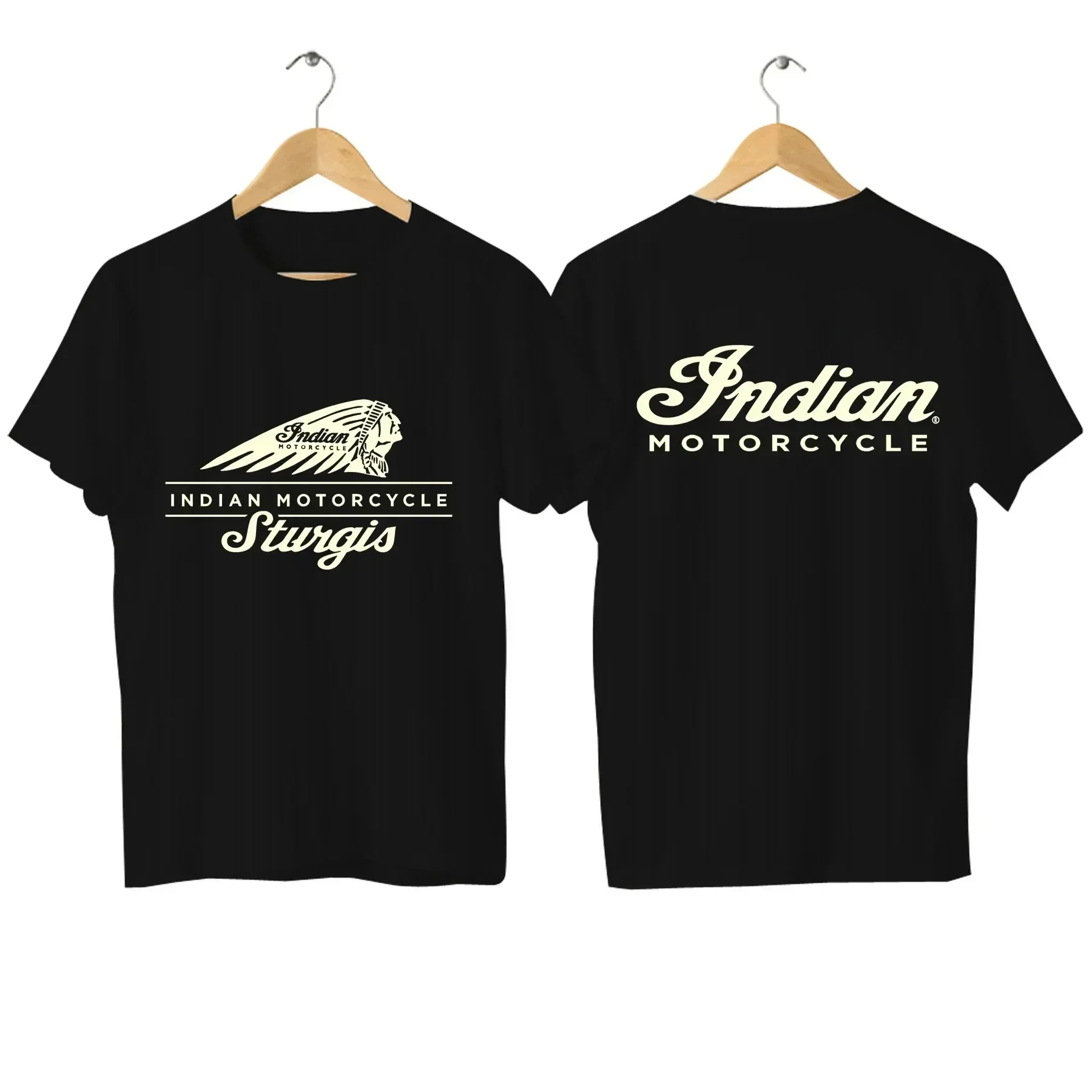 New Men'S T-Shirt Casual Pure Cotton T Shirt Graphic Oversized Motorcycle Street Clothing Casual Top