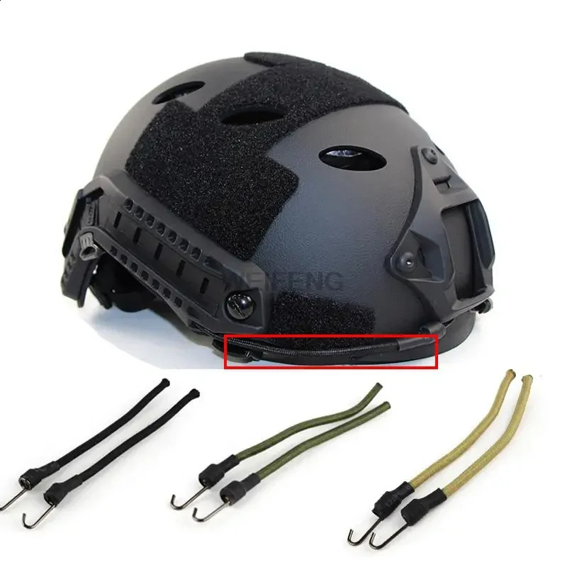 Tactical NVG Rotating Clamp Rail Adapters Goggles Buckle Helmet Adapter Nylon Rope Accessories 250611