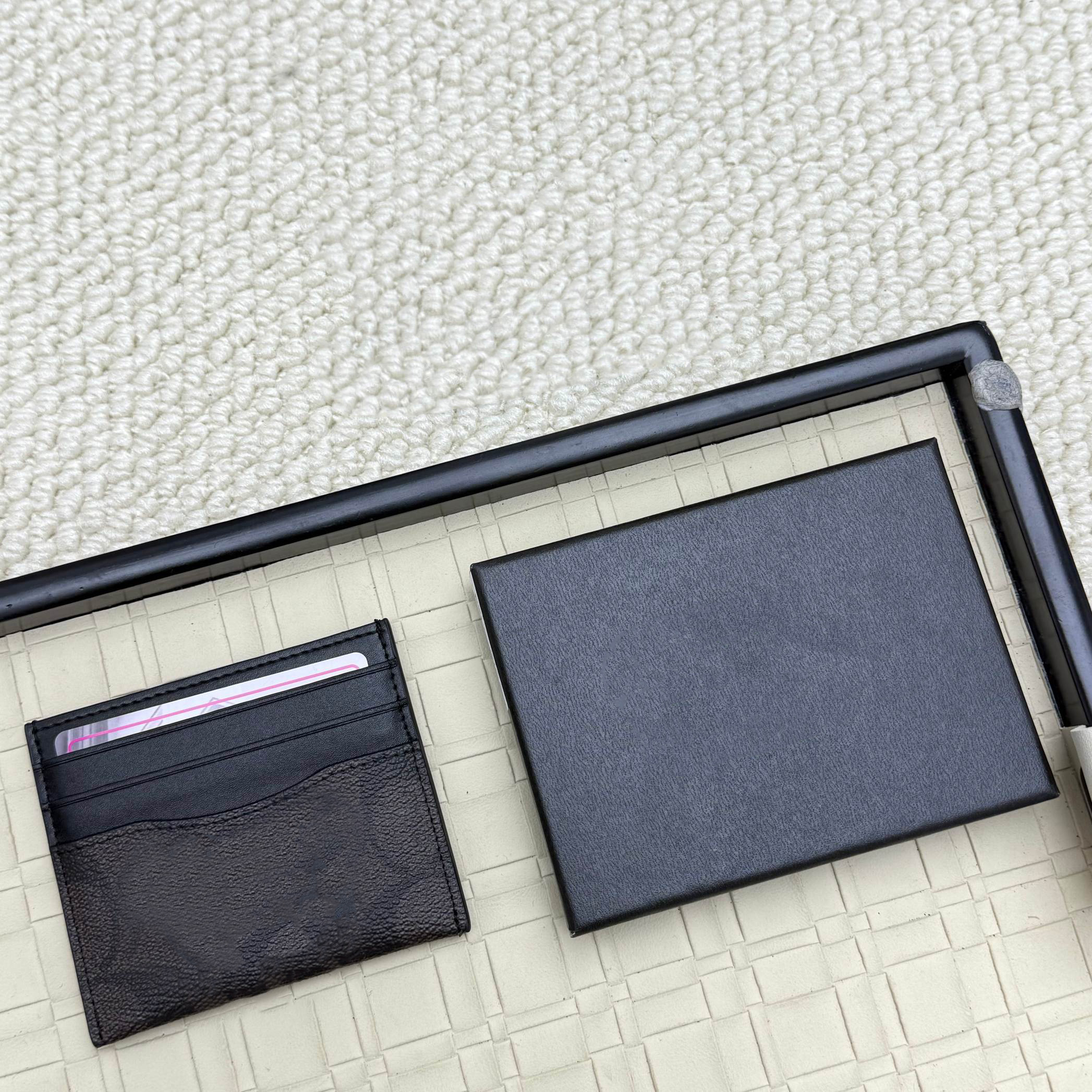 Card Holders Designer Wallet Men Luxury Coin Pouch Coin Purses Mini Wallets High Quality Genuine Leather Cowhide Card Case Mini Wallet Cardholder Purses Designer