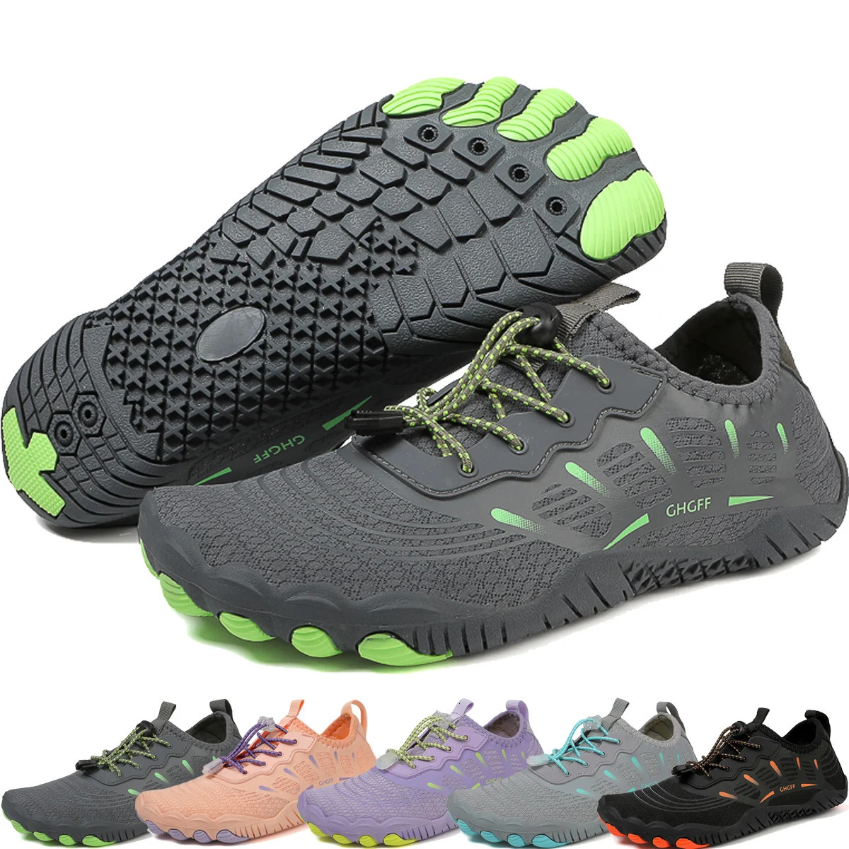 Unisex Water Shoes Swimming Diving Socks Summer Aqua Beach Sandal Flat Shoe Seaside Non-Slip Sneaker Socks Slipper for Men Women 250613