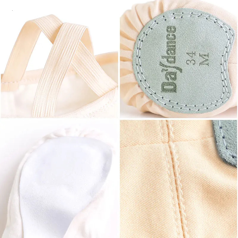 Ballet Shoes for Girls Dance Shoes for Woman Dancing Slippers Dance Shoe High Stretch Canvas Split Sole Slip On Practice Shoes 250613