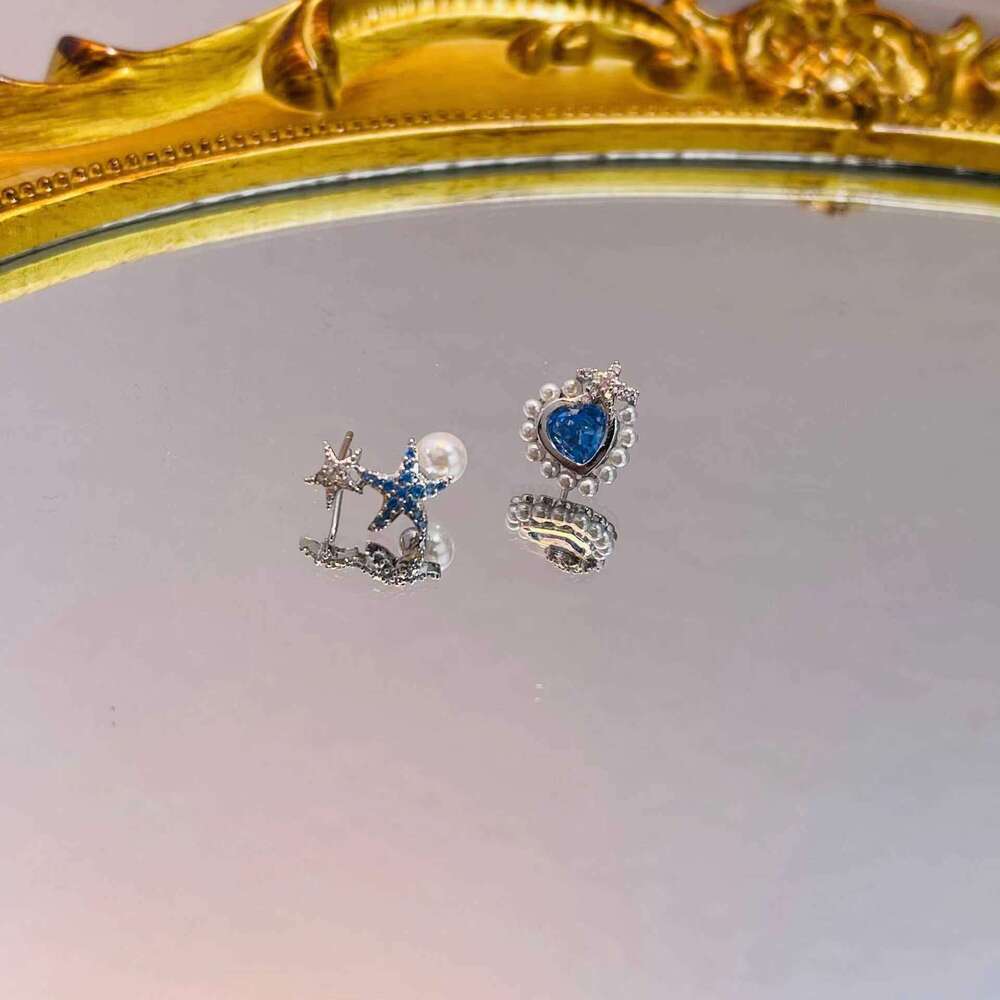Ring Island Diary Series Starfish Heart Non-Pierced Clips Exquisite High-End Ins Style Mosquito Coil Ear Jewelry for Women