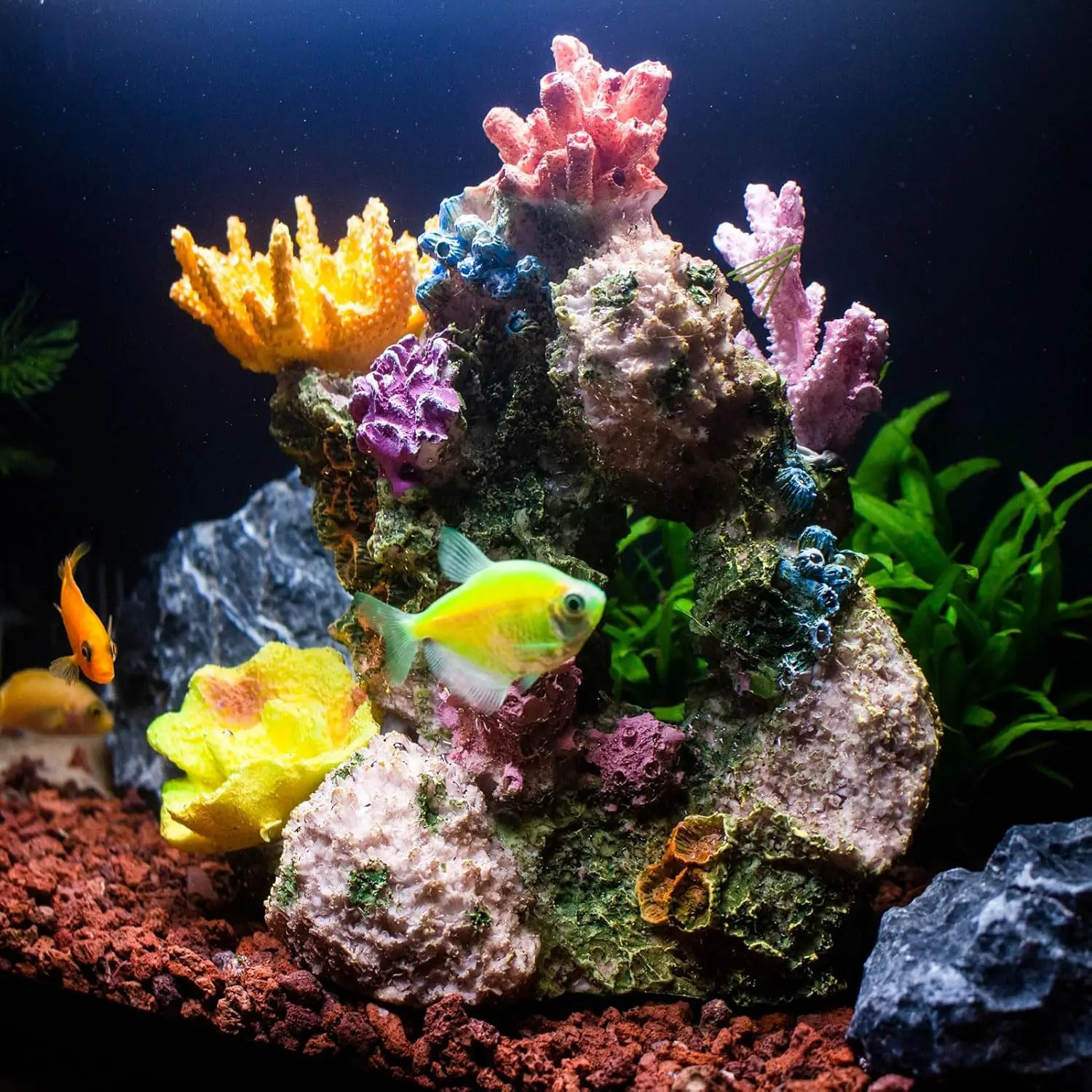 Artificial Coral Reef Fish Tank Ornament Resin Coral Underwater World Decoration Environments Aquarium Accessories Home Decor 250613