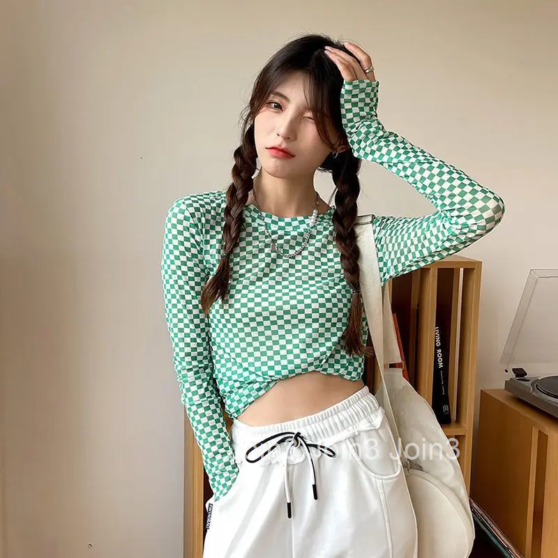 Graphic 2025 Womens T Shirts Skinny Clothes Female Tops Green Mesh Sale Tshirts Fitted Tall Original Spring and Autumn Tees