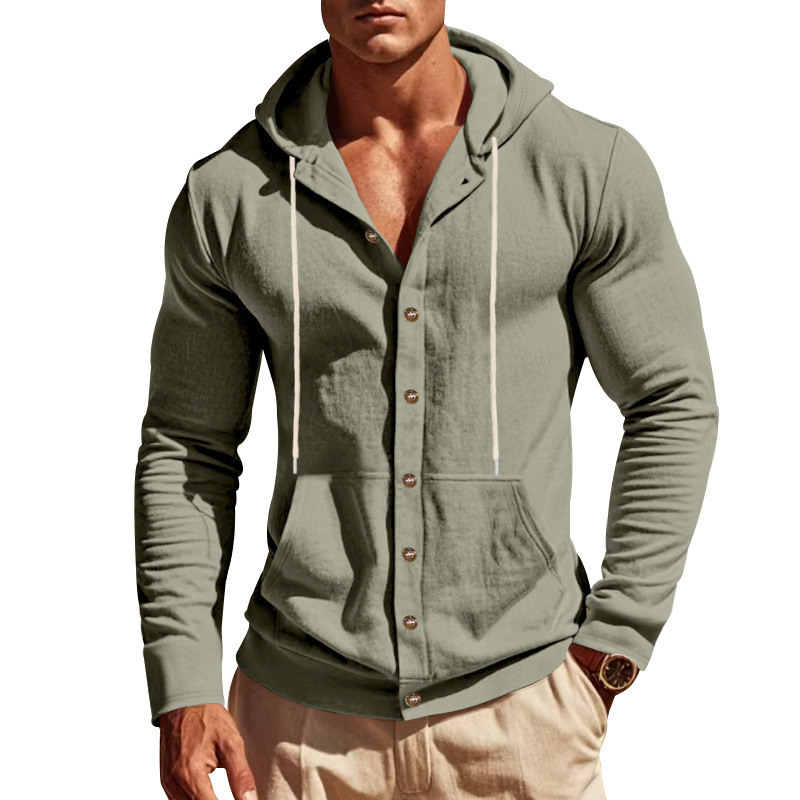 designer t shirt Hawaiian Shirt Summer Casual Shirts For Men Cotton Linen Hoodies Casual Button Down Hooded Top Beach Hippie T shirt Plus Size linen s