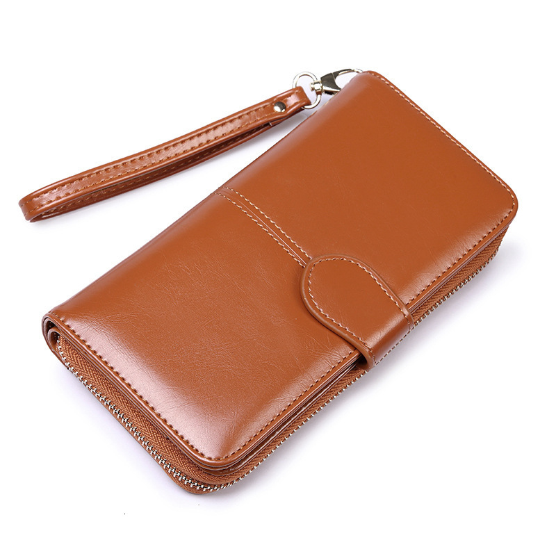 Free Shipping Designer New Women's Wallet Long Zipper Luxury Bag Buckle Large Capacity Multi-card Slot Wallet Card Holder Clutch Hot Sale