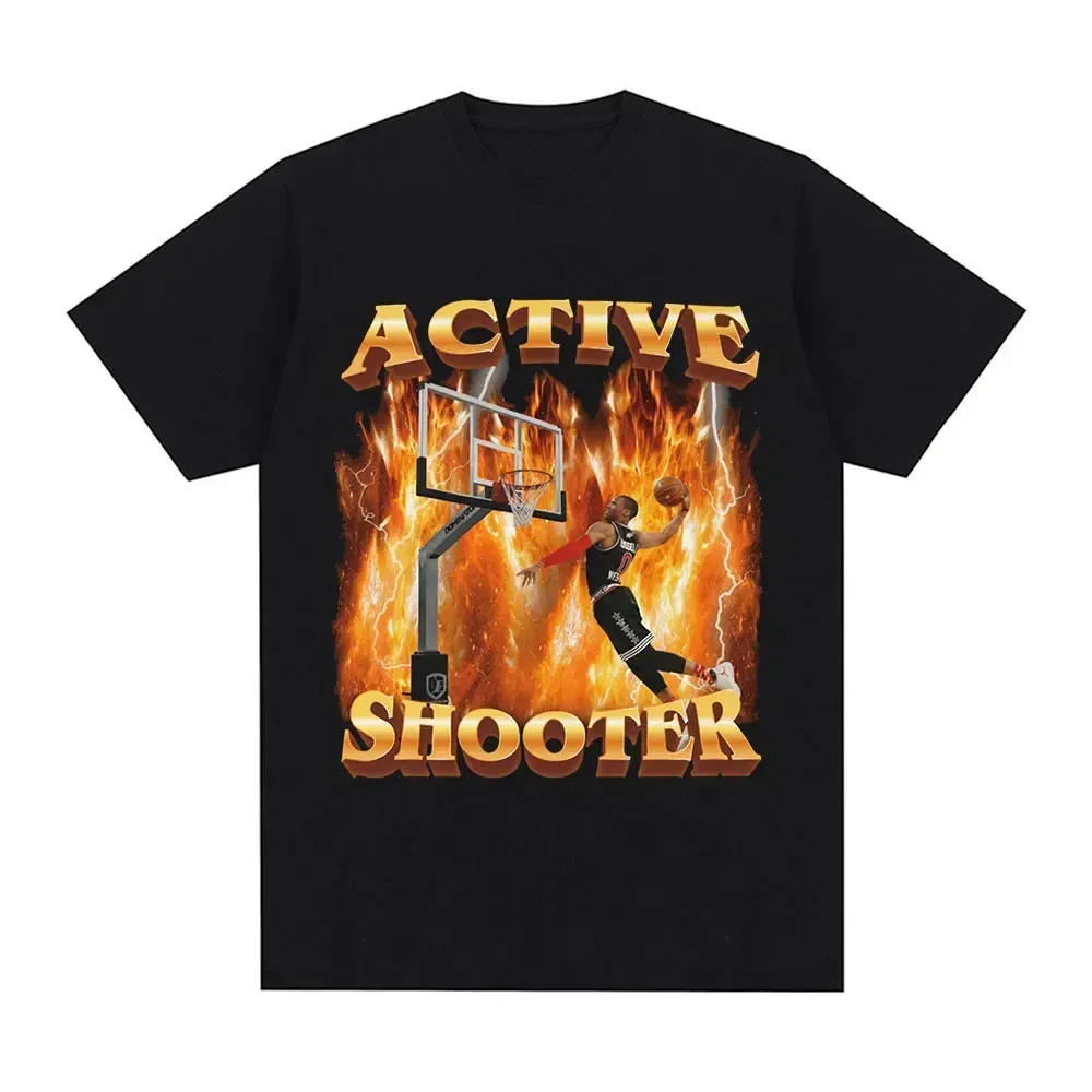Funny Meme Graphic T-shirt Men's and Women's Fashion Retro Short sleeved T-shirt Casual Large T-shirt Top