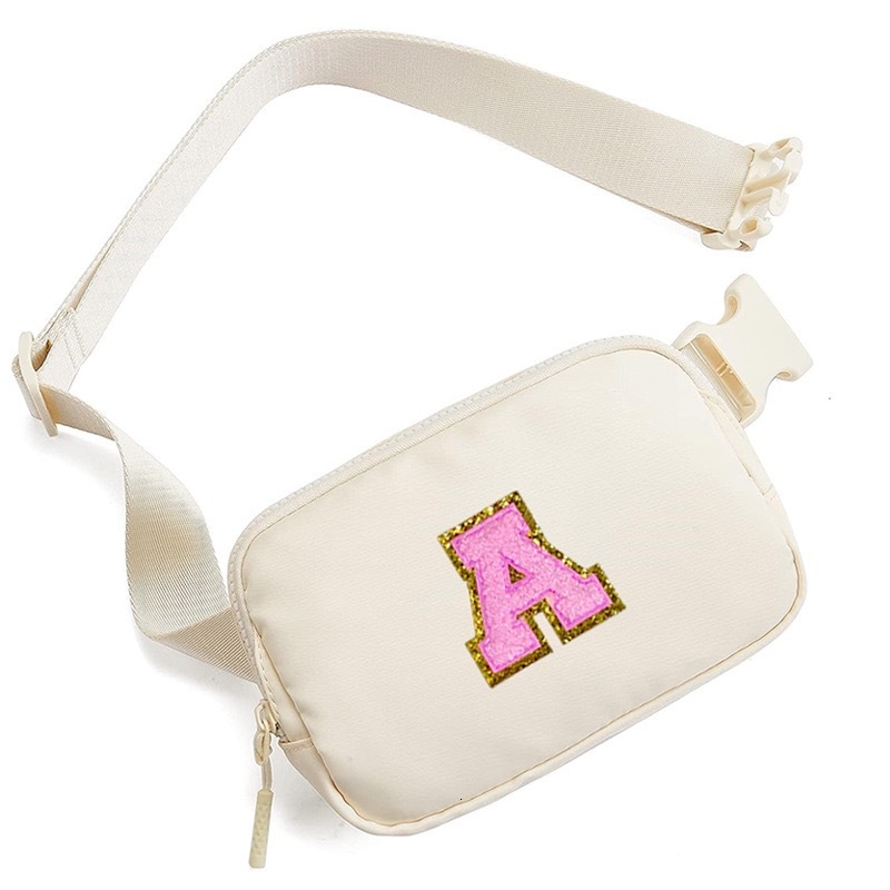Free Shipping 2025 New Designer Bag Casual High-quality Shopping Bag Nylon Letter Women's Fashionable Waist Bag Running Adjustable Shoulder Strap