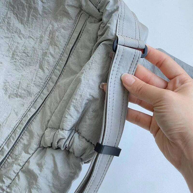 Shoulder bag Backpack New Large Capaci Leisure Bow Drawstring Embroidery Dual-Use Women Shopping Bag