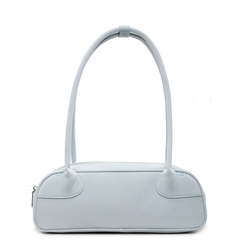 Luxury Bag Free Shipping For Designers French Niche Bowling Baguette Bag For Women 2025 Spring Summer New Simple Fashion Underarm Shoulder Bag Handbag