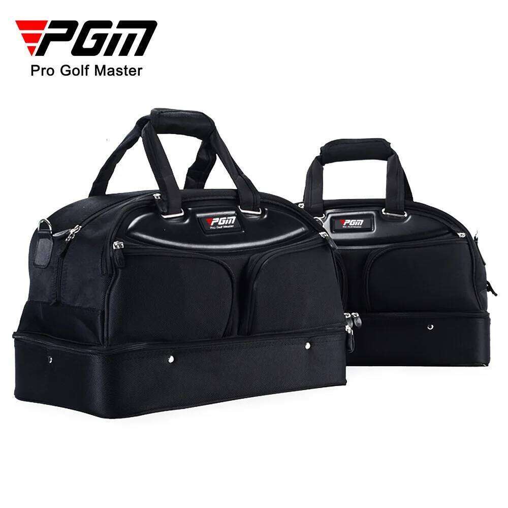 PGM Outdoor Travel Sports Gym Golf Clothing Boston Carrying Ball Bag Men Women Double Layer Portable Package Ywb005