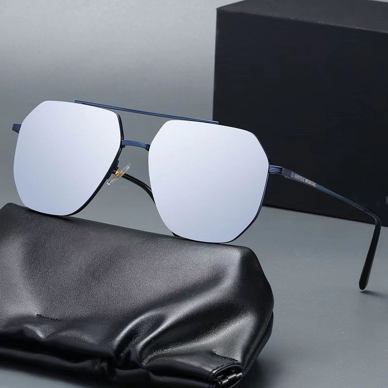 Designer Sunglasses For Women Men Fashion Sunglasses Luxury Polarized Lens Goggle Pilot PC Frame Oversized UV400 Eyewear Luxury Style Sunglasses DW22