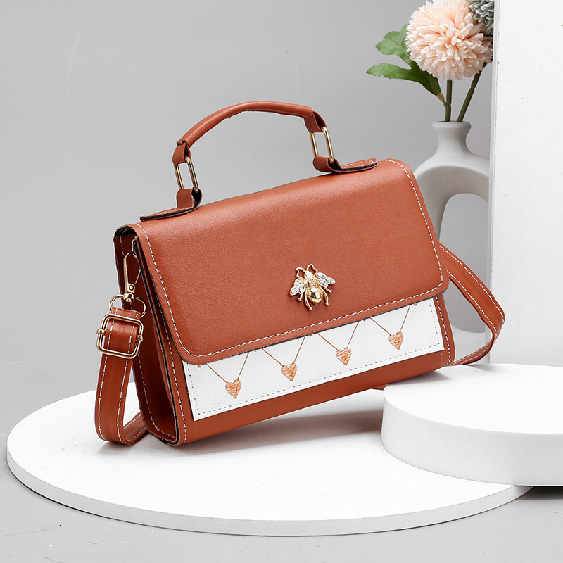 Free Shipping 2025 New Designer Bag Trendy Color Bee Women's Single Shoulder Handbag Fashion High Quality Shopping Bag
