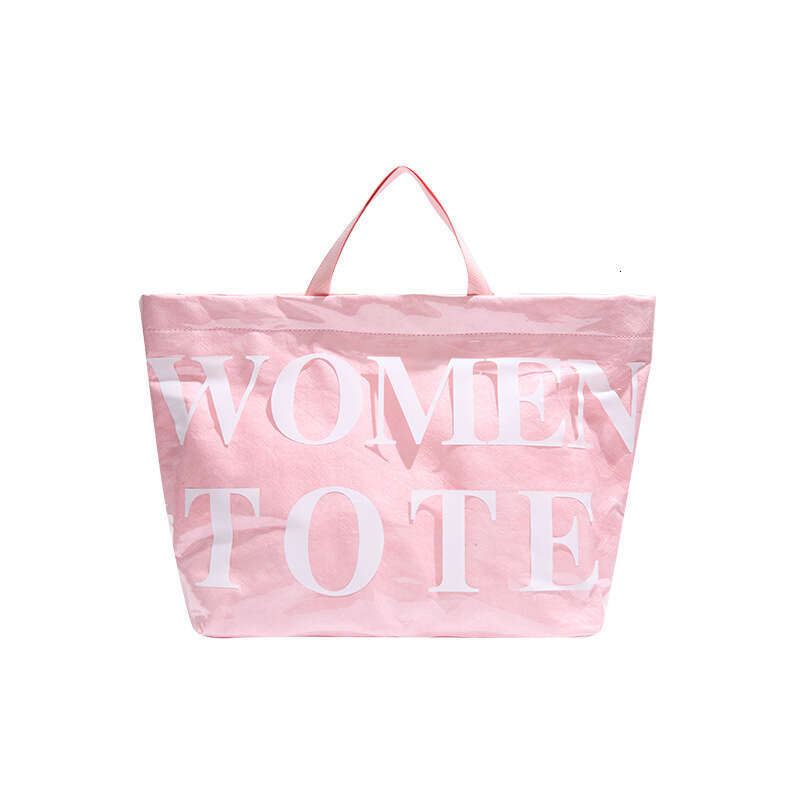 2025 Summer New Fashionable Letter Print Versatile PVC Handbag Large Capacity Tote Bag