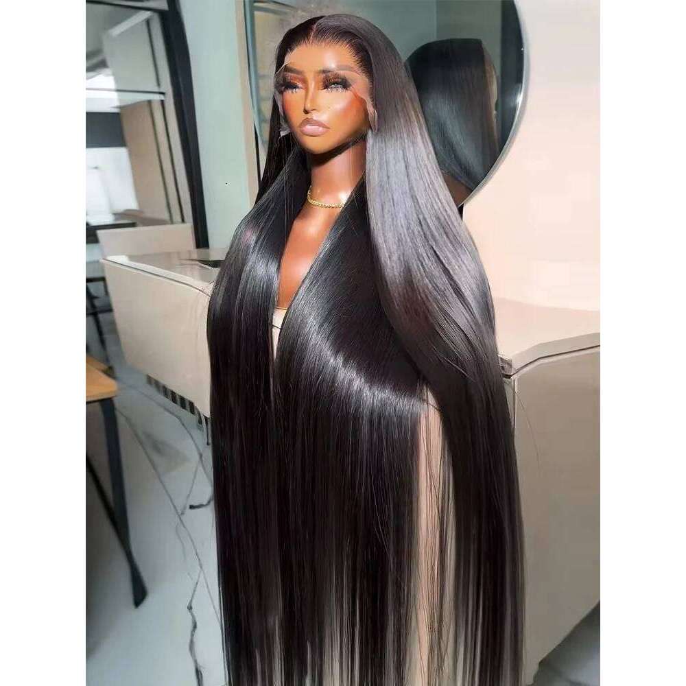 Linktowig 30 40 Inch Bone 13x6 HD Frontal Straight Lace Front Wigs Human Hair 5x5 Glueless Wig