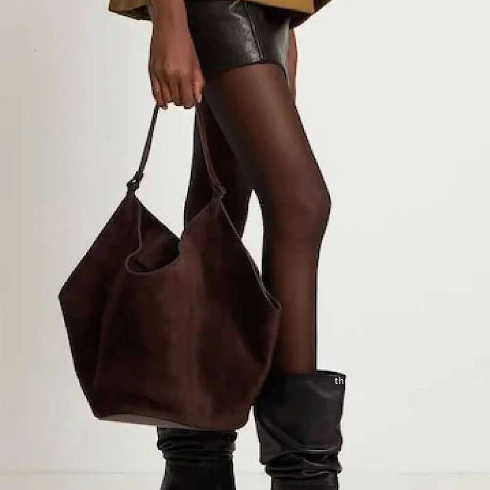 2025 New Style Handbag, Matte Leather Suede Dumpling Bucket Bag, Niche Single-Shoulder Tote Bag For Women